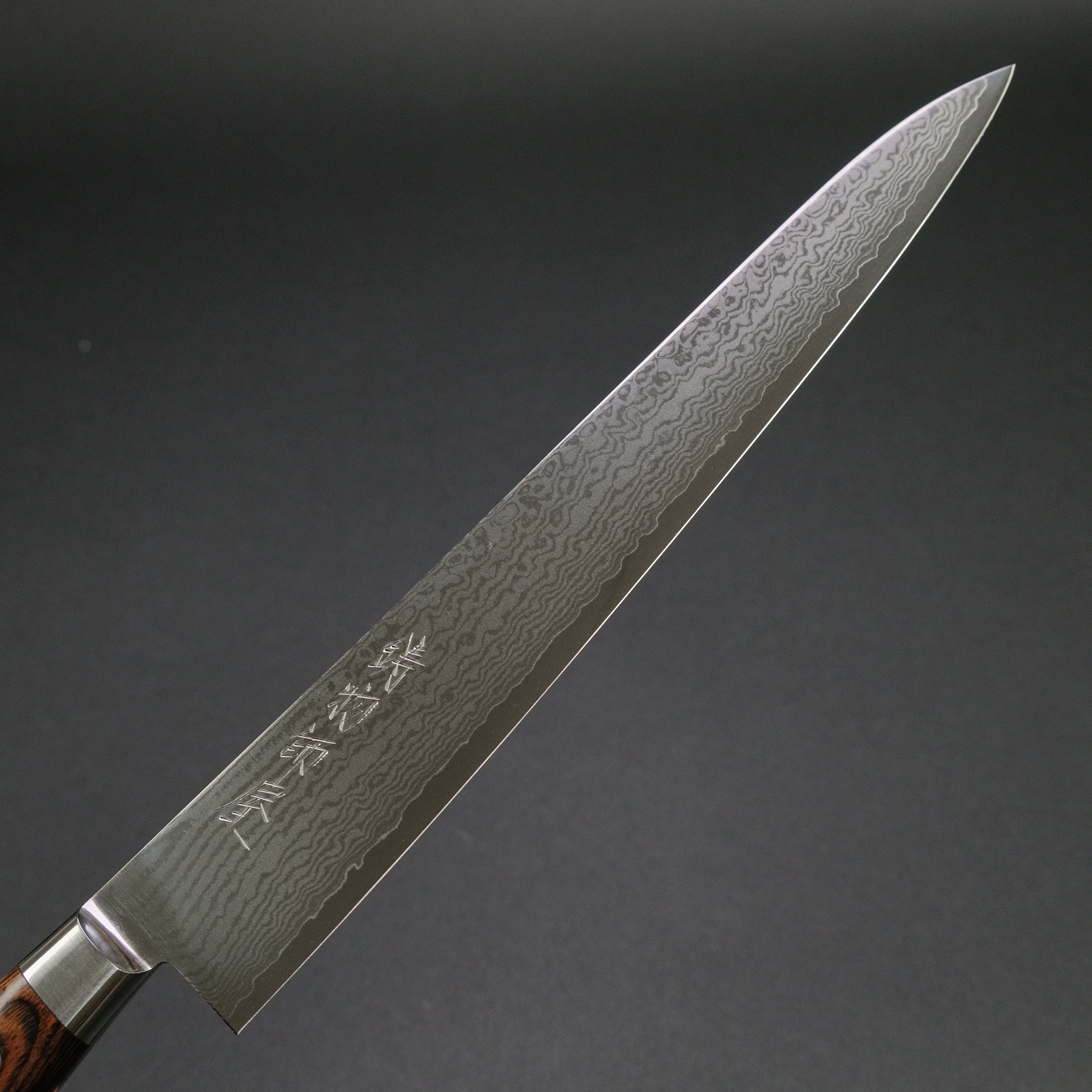 Hitohira Imojiya ST Damascus Sujihiki 270mm Japanese Chef Knife - Imitation Mahogany Handle for Slicing Meat, Sushi & Precision Cutting - Perfect for Professional Chefs & Home Cooking