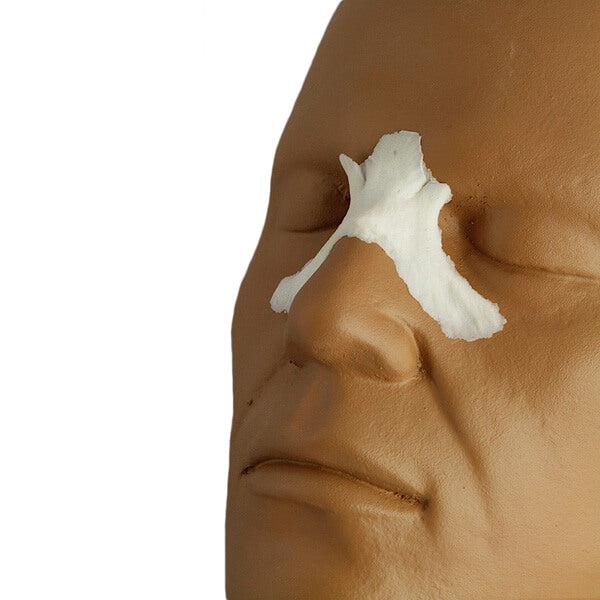 Rubber Latex Zombie Nose Prosthetic - Realistic Halloween Makeup FX for Cosplay & Horror Costumes - Perfect for Halloween Parties, Haunted Houses & Theatrical Performances