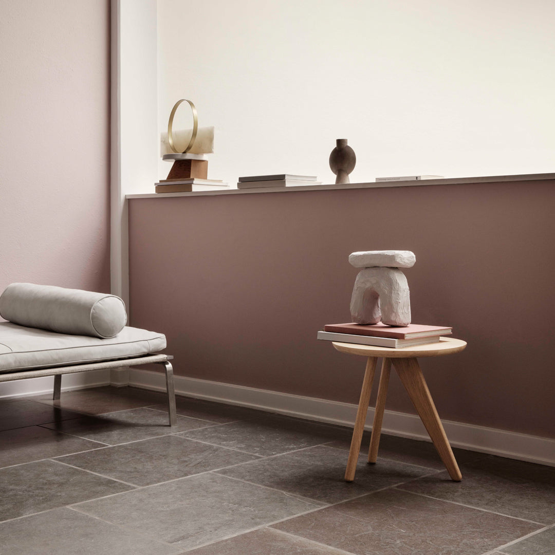 Modern Scandinavian Side Table - Hansen Hyldahl Fin by Norr11 - Minimalist Wooden End Table for Living Room, Bedroom & Office