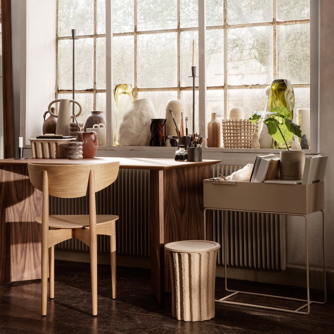 Herman Solid Wood Dining Chair - Sturdy & Comfortable Wooden Chair for Kitchen, Dining Room, and Restaurant Use