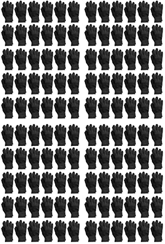 180 Pairs Adult Black Gloves