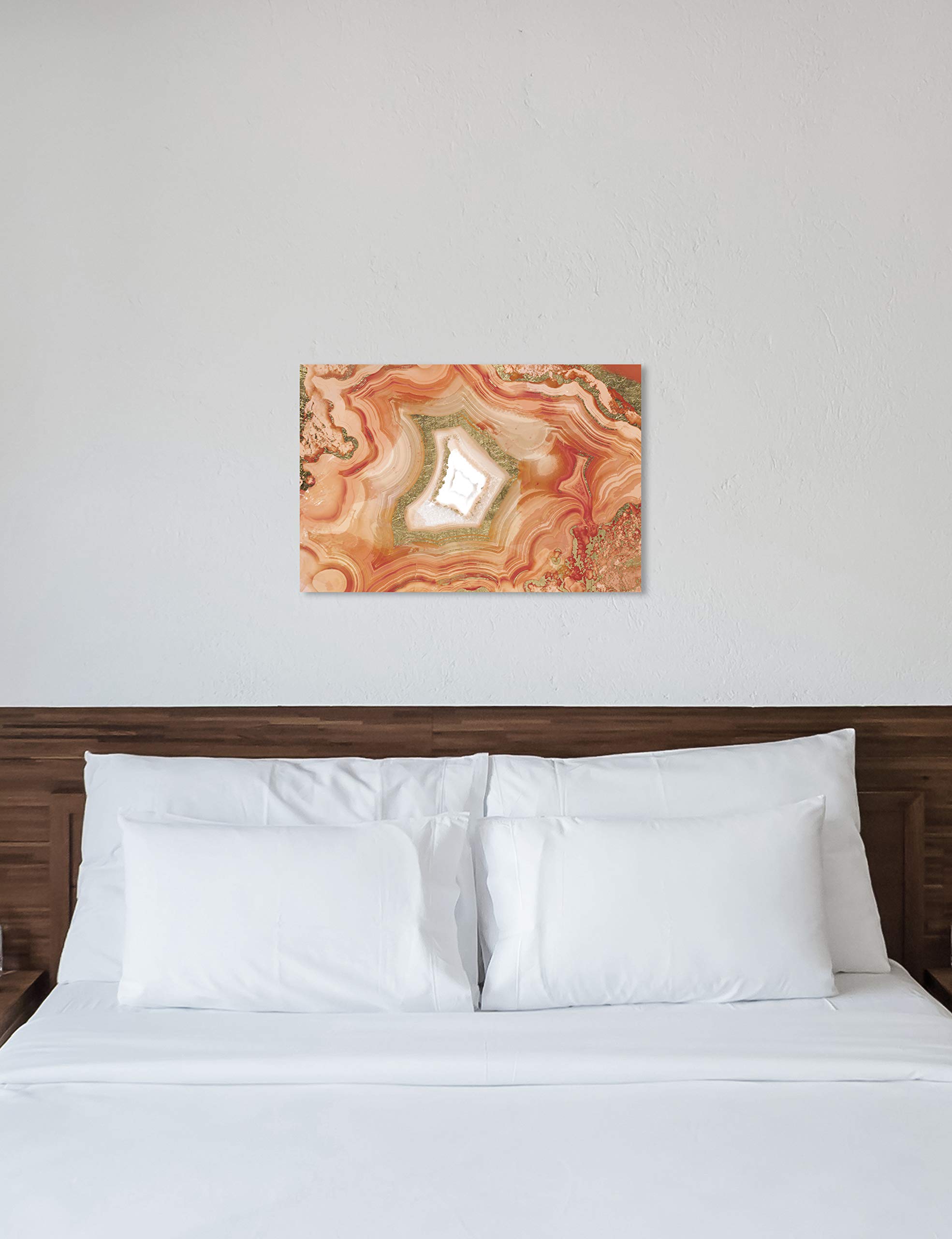 Abstract Wall Art Canvas Print 'AdoreGeo Sandstone' - 36