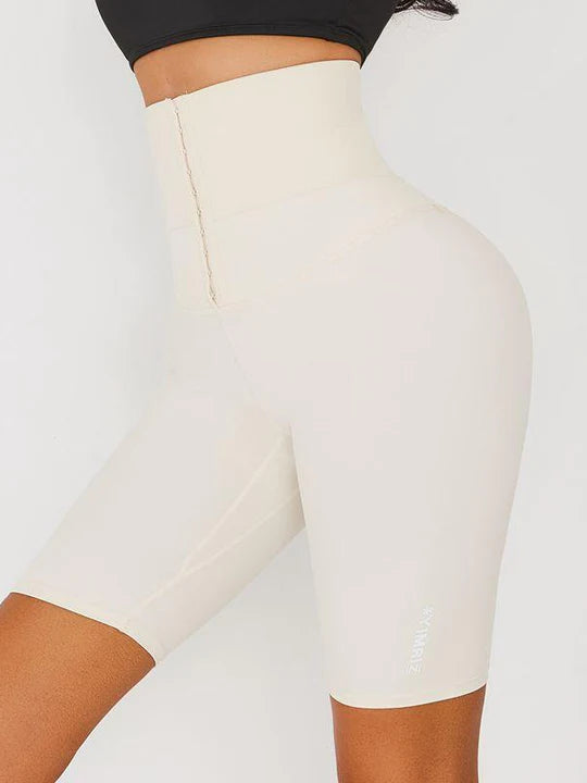 ZASUWA Women's High Waist Spandex Gym Booty Shorts - Tight Fitting Workout Shorts for Yoga, Running & Fitness - Perfect for Gym, Lounge & Activewear
