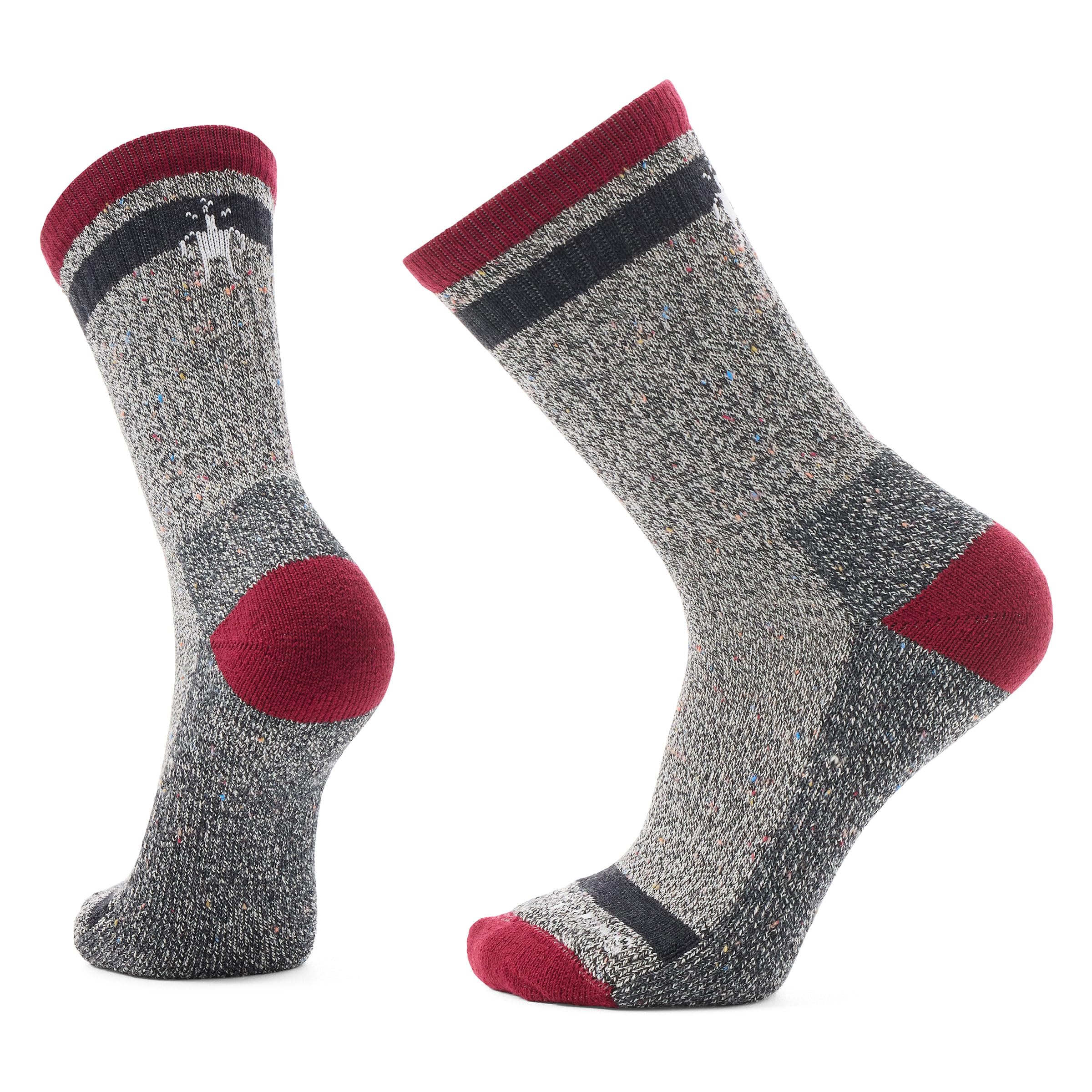 Smartwool Women's Everyday Crew Socks - Cozy Merino Wool Popcorn Polka Dot Pattern for Hiking, Travel & Casual Wear