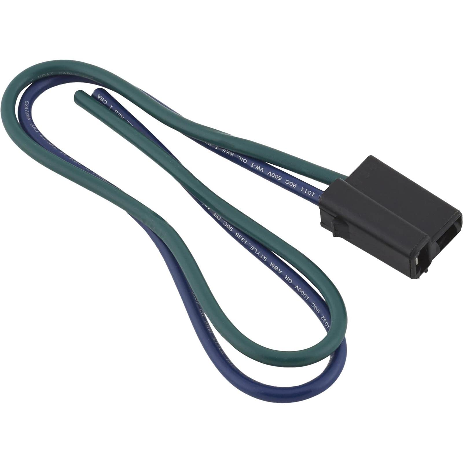 Speedway Motors Single Fan Male Pigtail Connector - High Performance Cooling System Wiring Harness for Automotive & DIY Projects | Perfect for Car Radiator Fans, Cooling Systems & Electrical Repairs