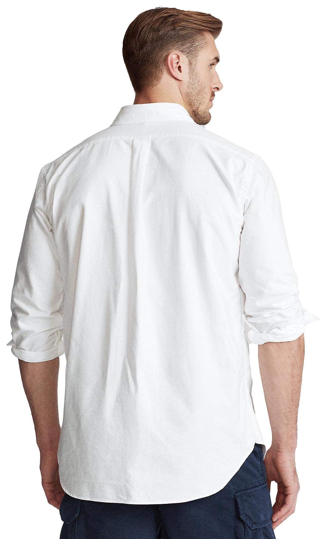 POLO RALPH LAUREN Men's Big & Tall Long Sleeve Oxford Button Down Shirt - Classic Casual Dress Shirt for Office, Business & Formal Occasions