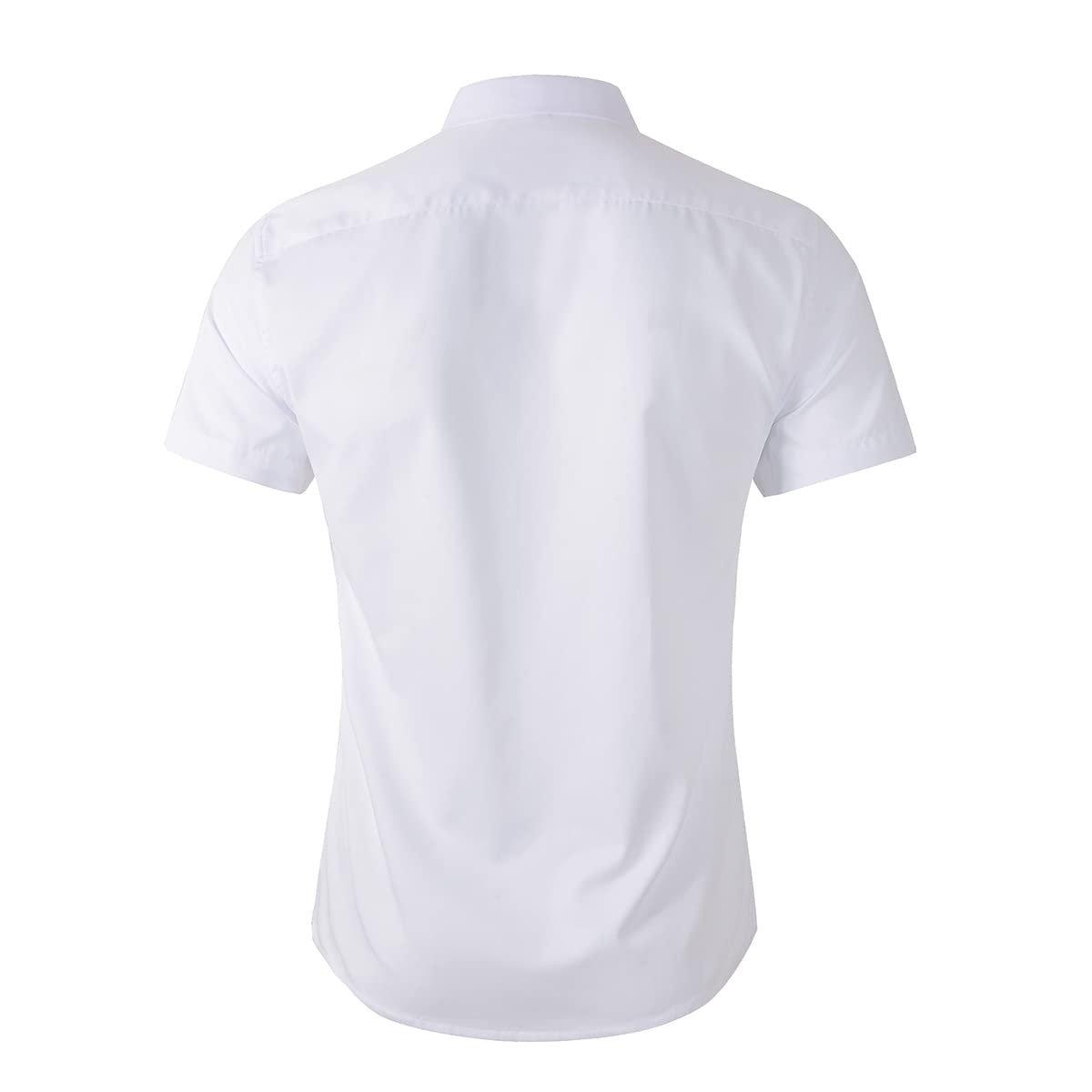 Beninos Men's Short Sleeve Dress Shirt - Slim Fit Business Casual Button Down Shirt for Office, Wedding & Formal Events | Wrinkle Resistant & Breathable Fabric