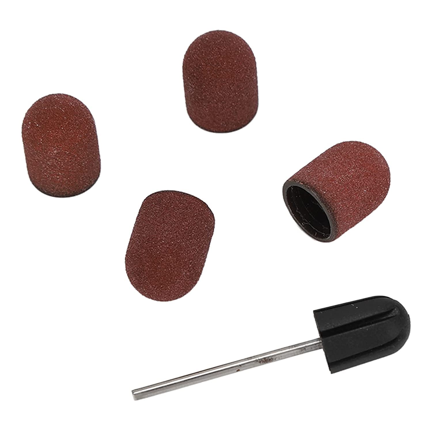 Professional Set of 2 Nail Sanding Drill Bits - Multi-Grit Sanding Heads for Acrylic & Gel Nails - Perfect for Nail Salons, DIY Manicures & Home Nail Care