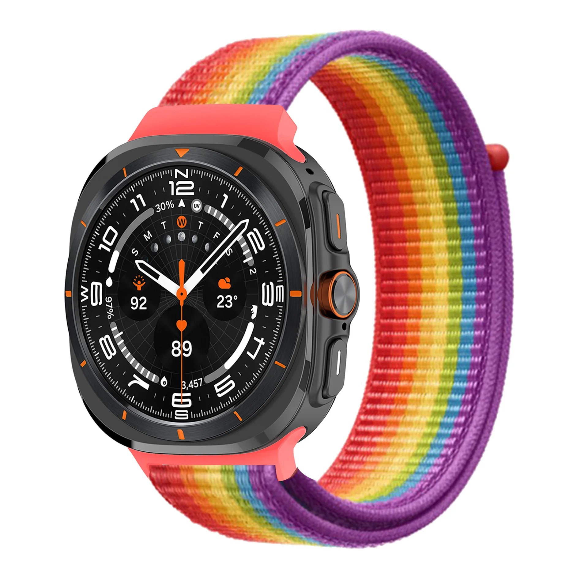 Durable Nylon Sports Bands for Samsung Watch Ultra - Comfortable & Adjustable Strap for Running, Gym Workouts & Outdoor Activities