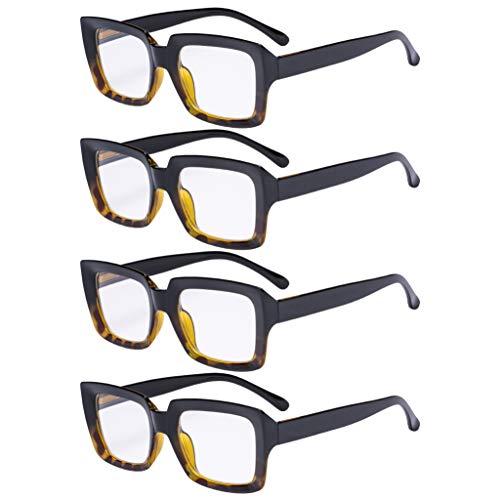4pcs Black-tortoise