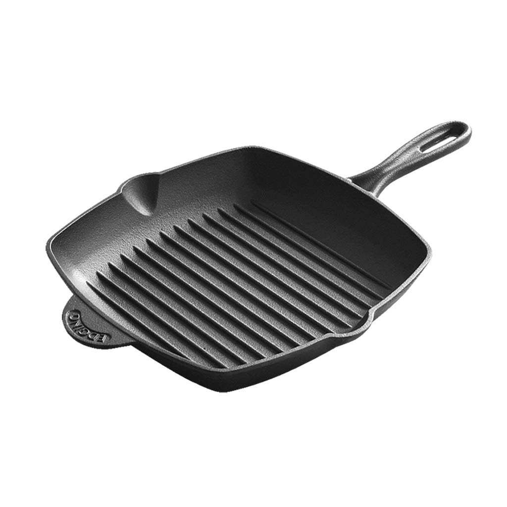 NYKK Nonstick Japanese Style Rectangular Steak Frying Pan - Black Mini Saucepan with Durable Non-Stick Coating - Perfect for Home Cooking, Searing Steaks & Small Batch Meals
