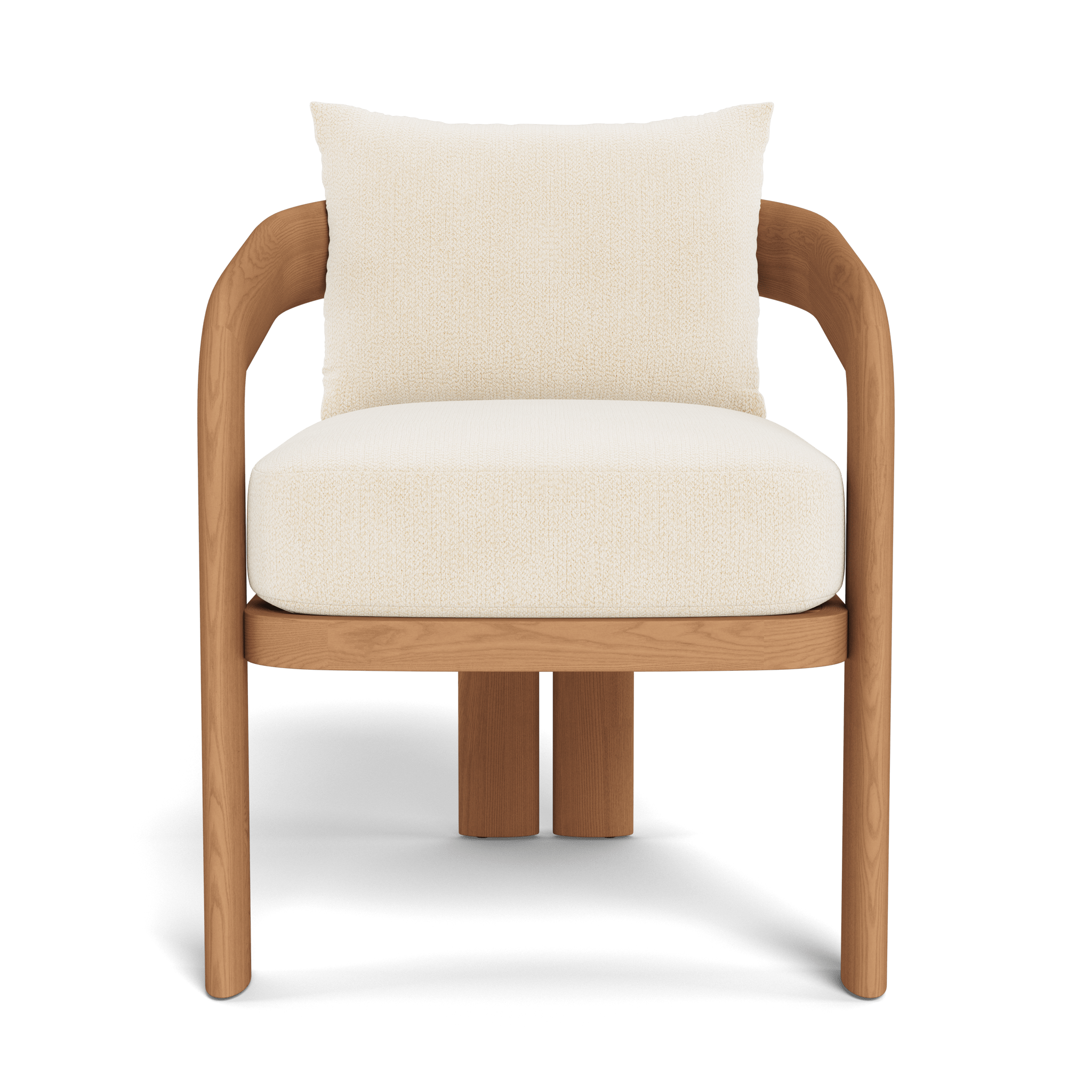 Chloe Dining Chair - Modern Wooden Dining Room Chair with Upholstered Seat - Perfect for Kitchen, Dining Room, and Home Office Use