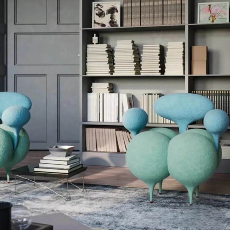 Stylish Solid Color Armchair with Fixed Back & Multicolor Upholstery - Button Tufted Design, 4 Sturdy Legs - Perfect for Living Room, Office or Reading Nook