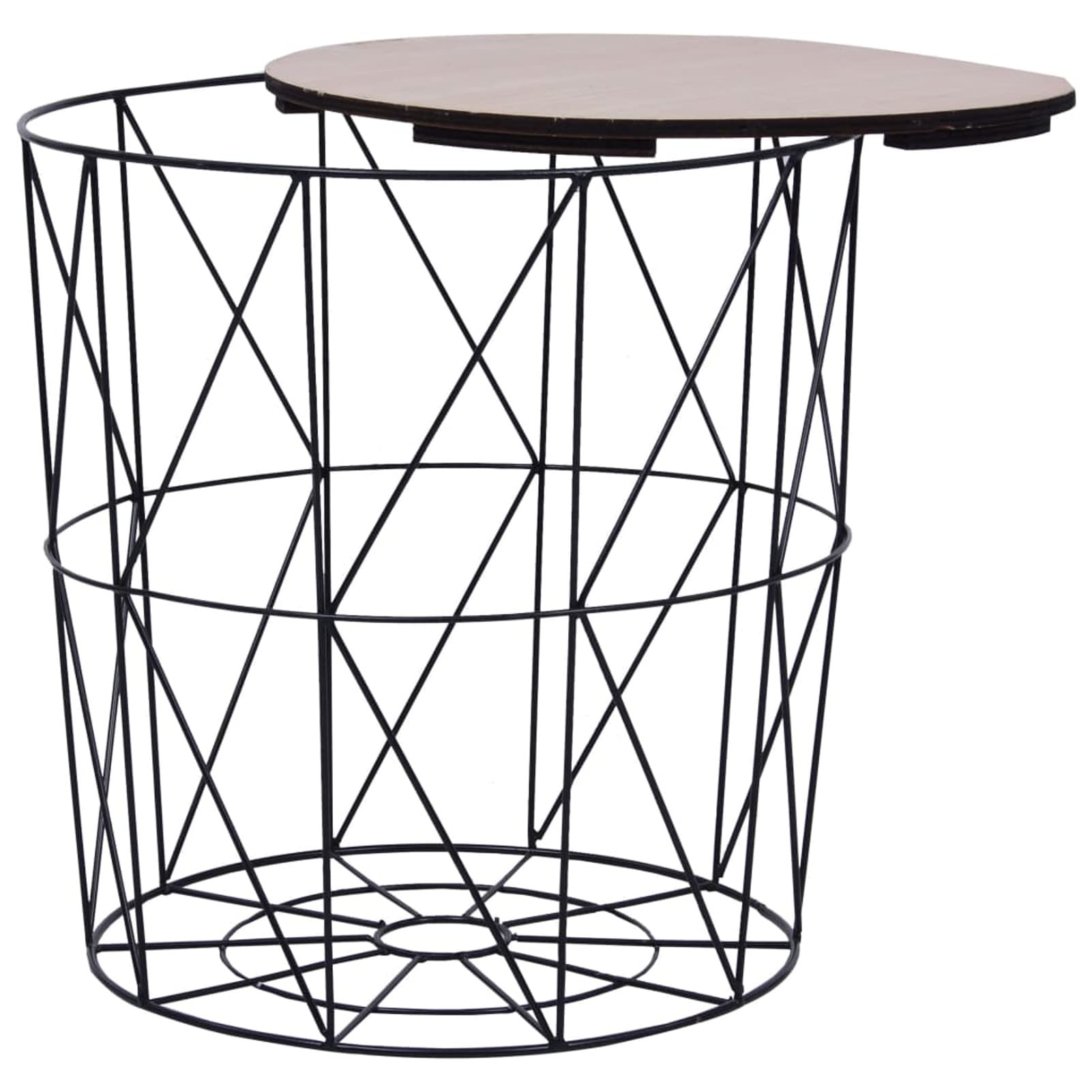 Tidyard 3-Piece Coffee Table Set with Removable MDF Tabletop & Sturdy Metal Frame - Black End/Side Tables for Sofa & Couch - Perfect for Living Room, Home Decor & Small Space Furniture - Ideal for Coffee Time, TV Watching & Guest Entertaining