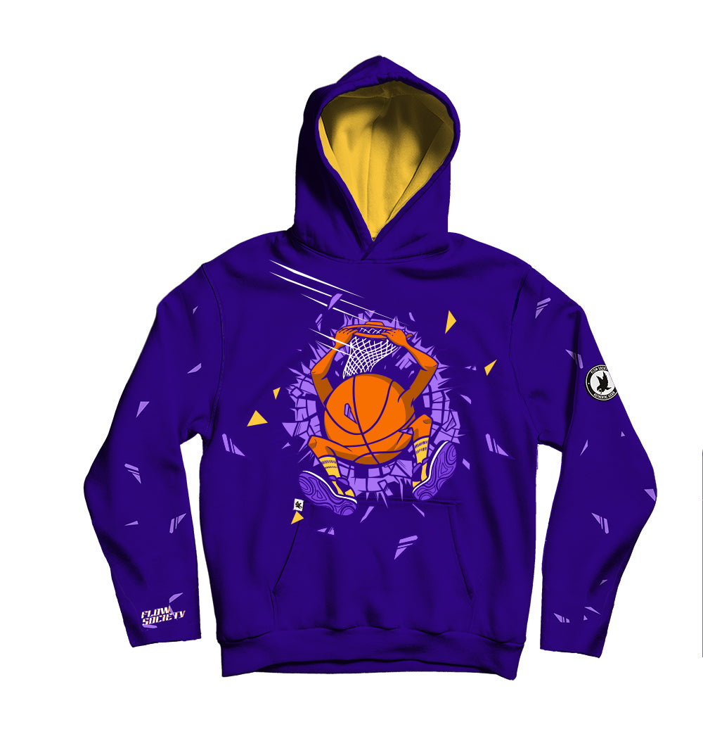 Youth Buzzer Beater Hoodie - Trendy Basketball Pullover for Boys & Girls - Perfect for Game Day, School & Streetwear Fashion