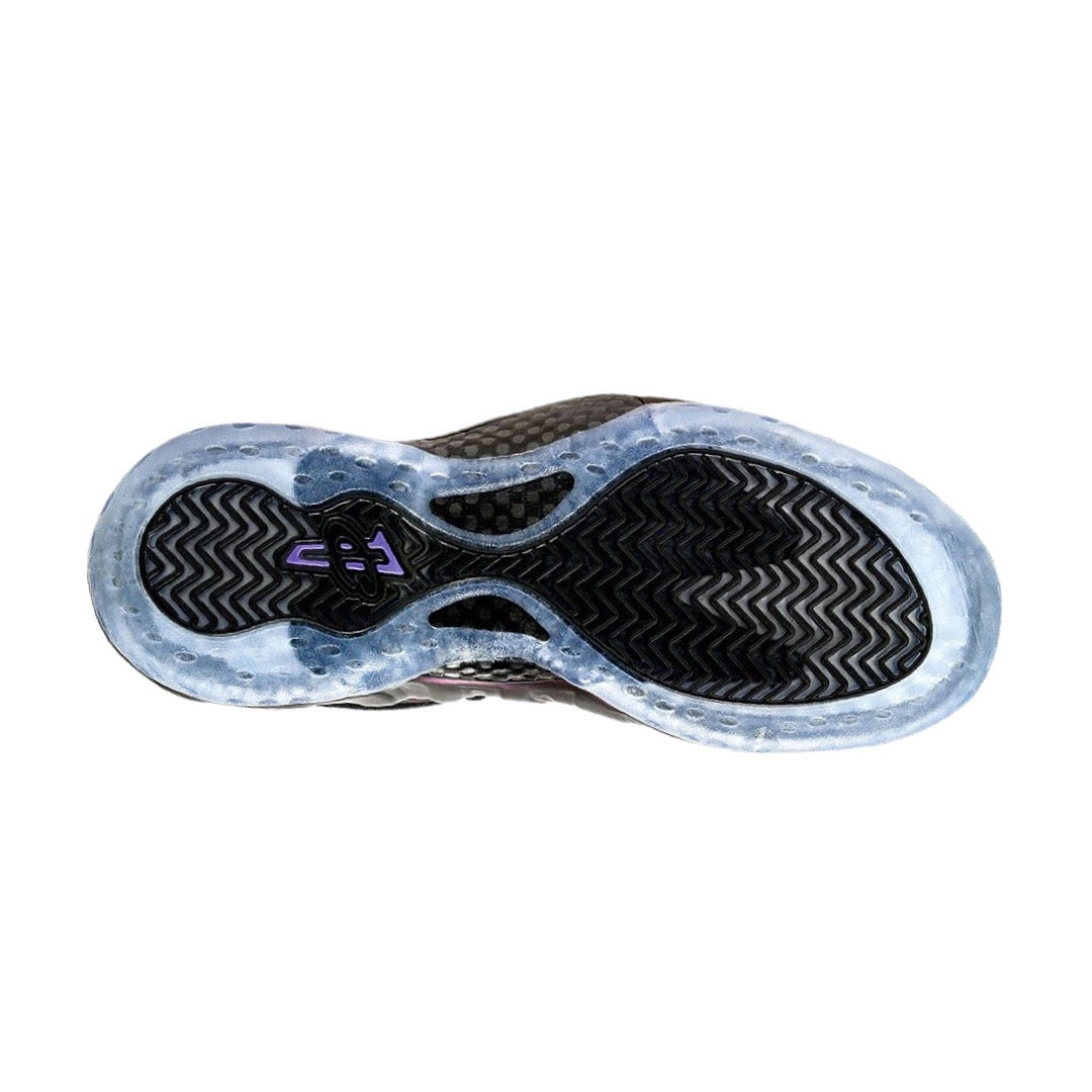 Nike Air Foamposite Pro Basketball Shoes - Eggplant Purple/Rugged Orange/Black | High-Performance Cushioning for Court Play & Streetwear Fashion