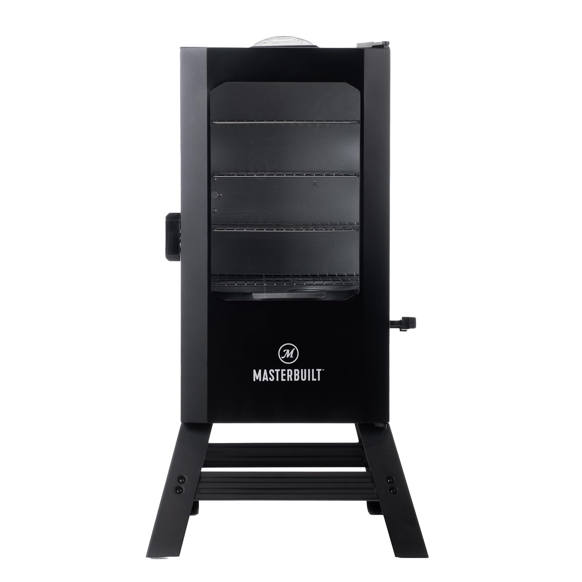 30-inch Digital Electric Smoker with Precise Temperature Control - Black Stainless Steel Smoker with Removable Racks & Digital Display - Perfect for Backyard BBQ, Tailgating, and Holiday Smoking (Includes Waterproof Cover)