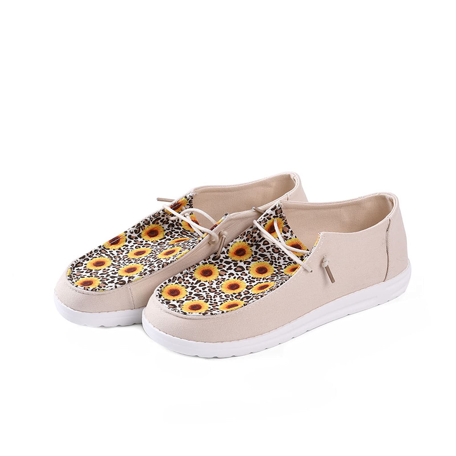 **Trendy Cow Print Canvas Slip-On Sneakers for Women - Comfortable Loafers & Casual Flats - Perfect for Everyday Wear, Office & Outings**