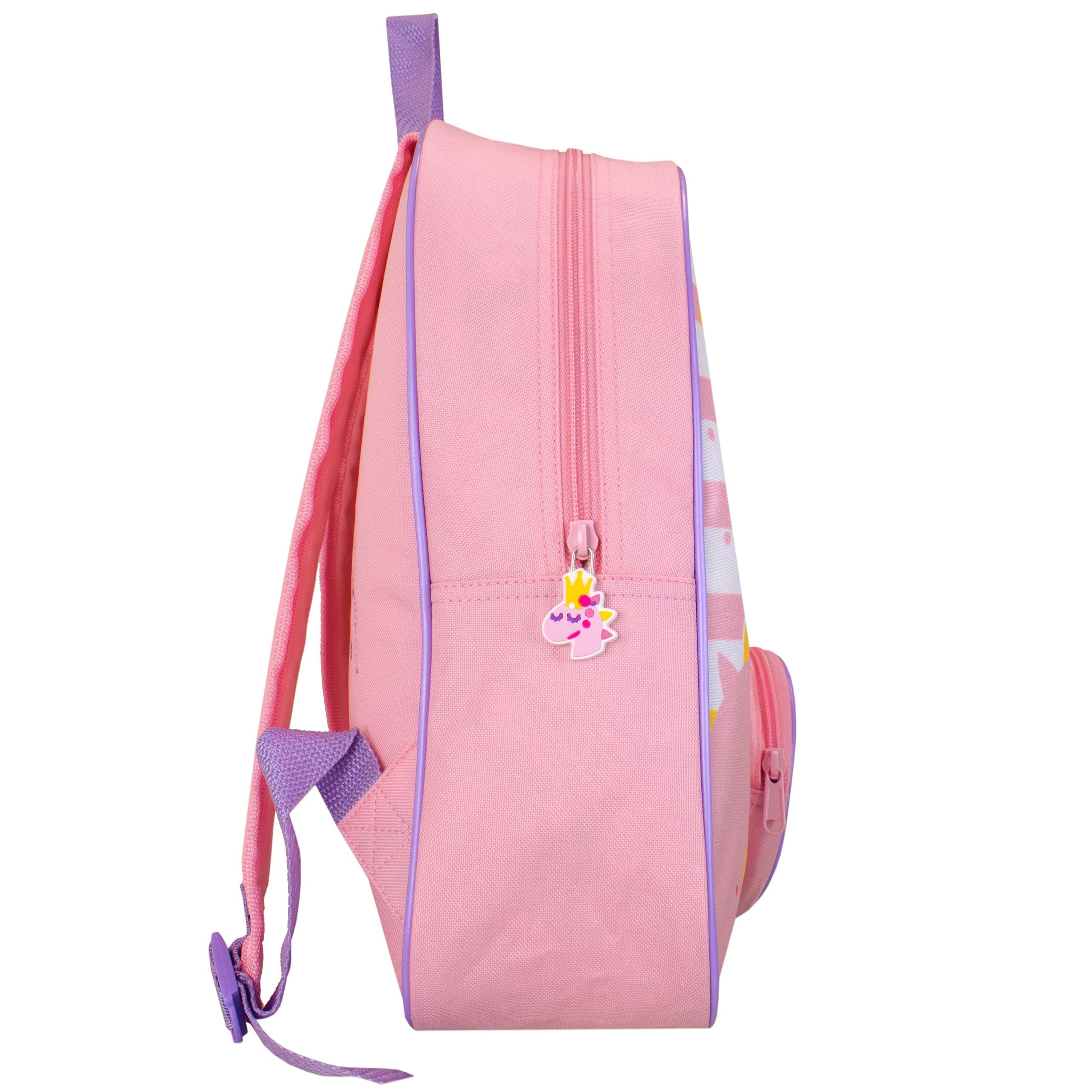 Harry Bear Kids Backpack Pink Dinosaur - Cute School Bag for Boys & Girls, Perfect for Preschool, Daycare & Outdoor Adventures