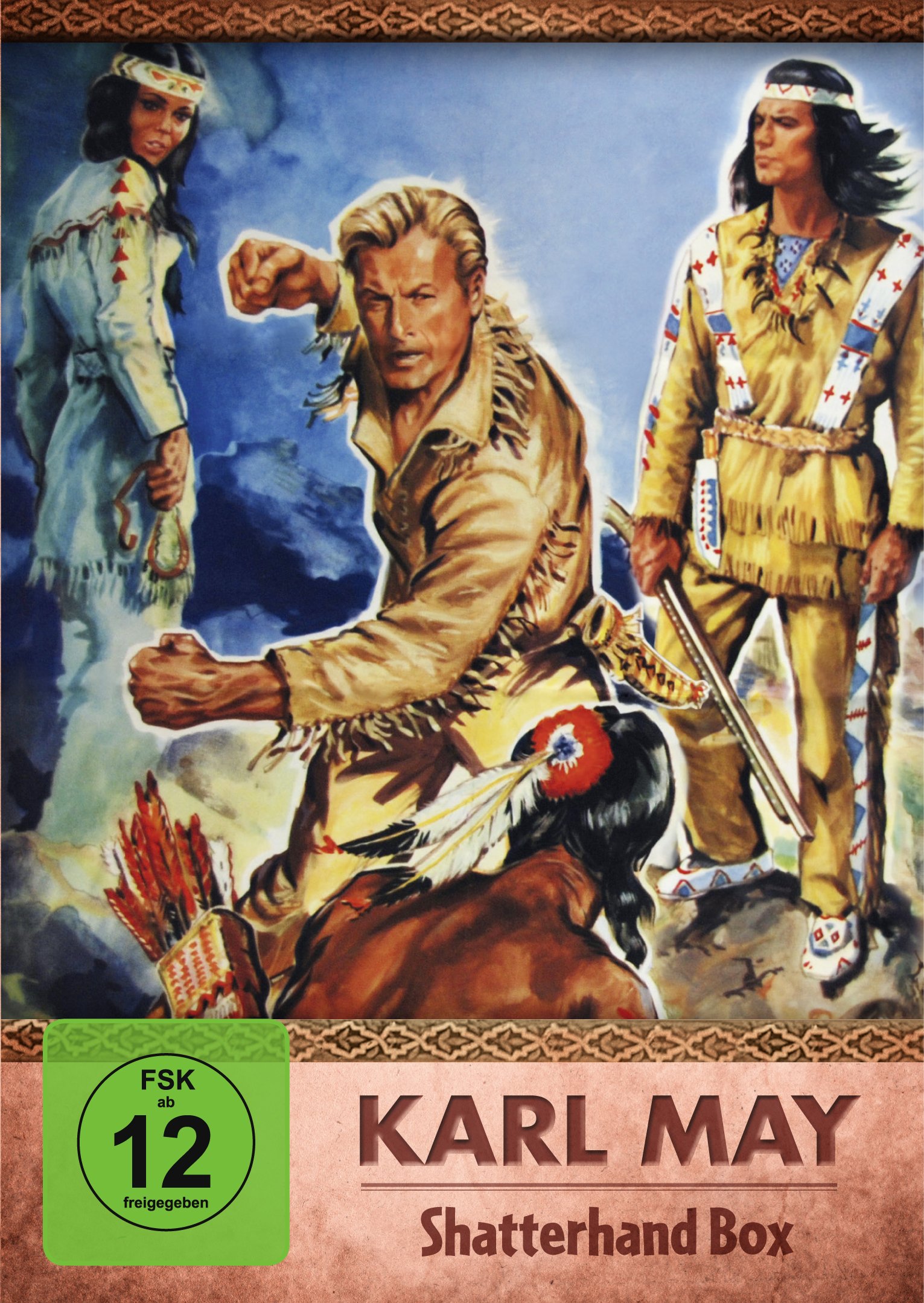 Karl May Shatterhand Box Set - Western Adventure Movie Collection [DVD] - Perfect for Western Film Fans and Home Theater Entertainment