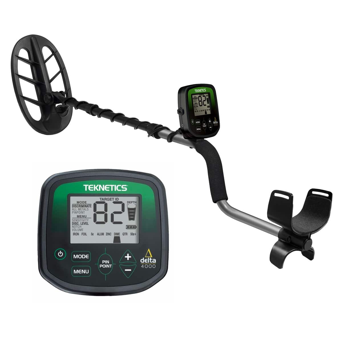 Teknetics Delta 4000 Metal Detector with 11