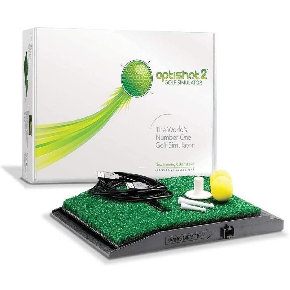 OptiShot 2 Golf Simulator for Home - Portable Indoor Golf Training System with Swing Analyzer | Perfect for Home Practice, Backyard Setup & Virtual Golf Games