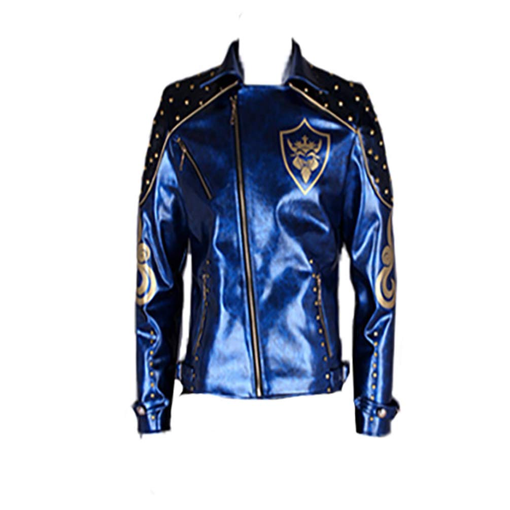 Men's Blue Button-Up Jacket Coat - Stylish Casual Outerwear for Work, Dating & Outdoor Activities