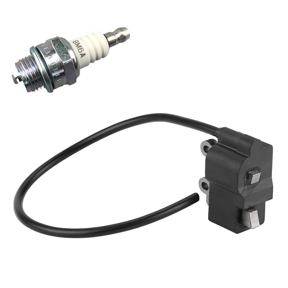 Shindaiwa Echo PB-500H PB-500T PB-500 Series Ignition Coil with BM6A Spark Plug - Compatible with BPM8Y BPMR8Y Gas/Petrol Leaf Blower - Perfect for Lawn Maintenance & Yard Cleaning