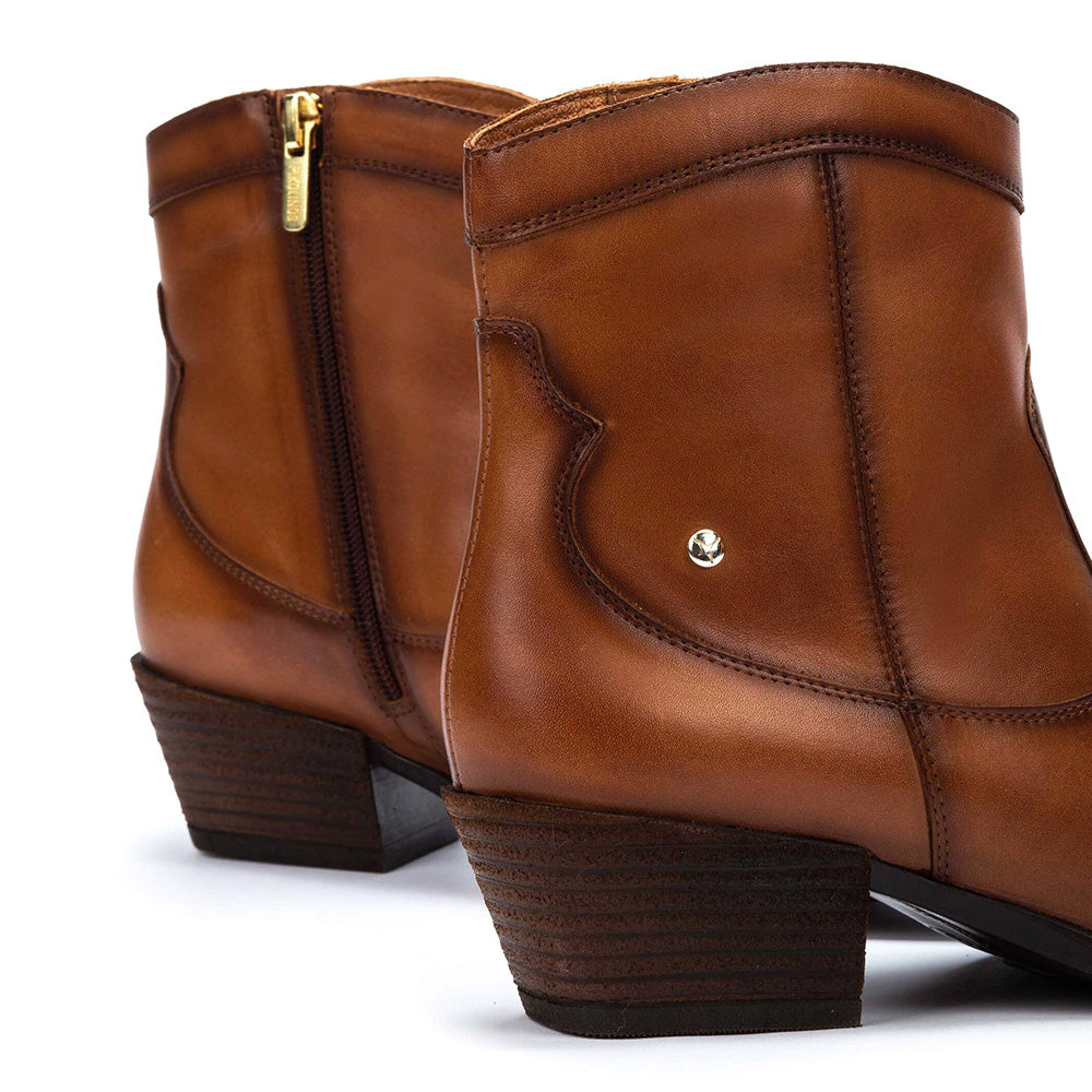 Pikolinos Vergel Western Boots for Women - Genuine Leather Cowboy Boots with Comfortable Fit - Perfect for Country Rides, Rodeos & Western Fashion
