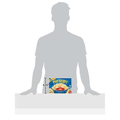 Pop Secret Extra Butter Microwave Popcorn - 3-Count Boxes (Pack of 6) | Buttery Movie Night Snack for Family & Parties | Quick & Easy Microwave Popcorn for Home Theater, Office Break & Road Trips