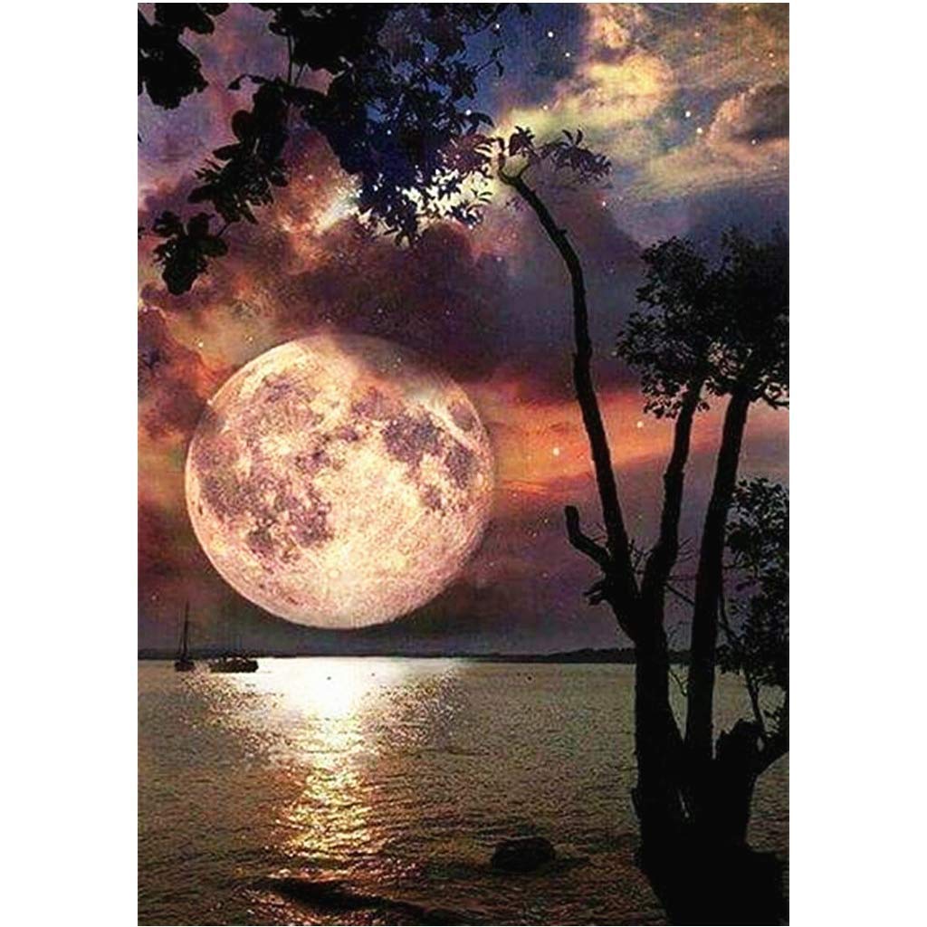 5D Diamond Painting Kit for Adults - DIY Rhinestone Embroidery Cross Stitch Art with Numbered Canvas, Home Wall Decor (Style B) | Perfect for Stress Relief, Creative Hobbies & Unique Gift Ideas