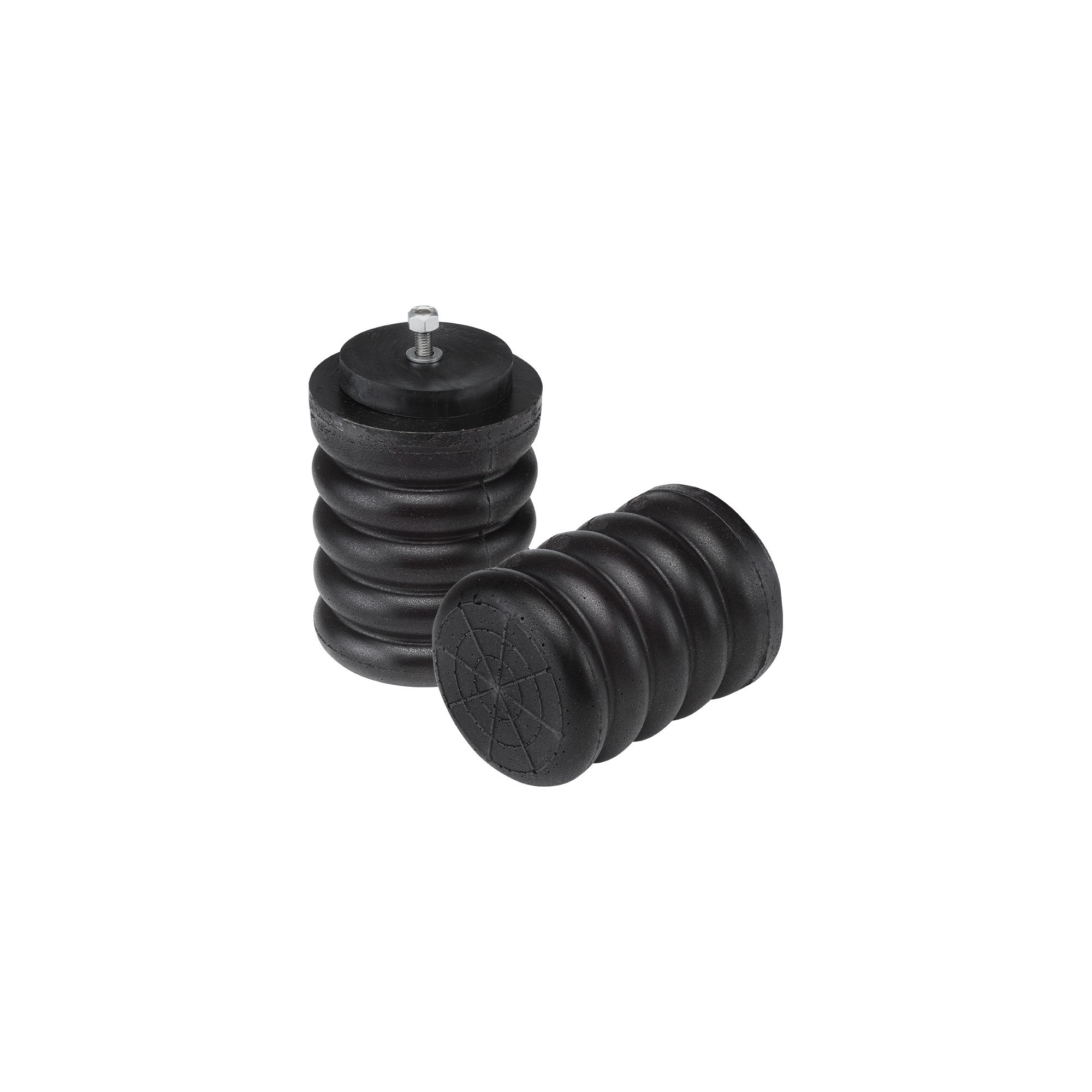 SuperSprings SSF-281-47 SumoSprings Front Solo Suspension Kit for Chevrolet Kodiak 4500/5500 & GMC TopKick 4500/5500 - Left/Right Pair | 1500 lb Capacity at 50% Compression | Heavy Duty Load Support | Made in USA | Black | Perfect for Towing, Hauling & Off-Road Adventures
