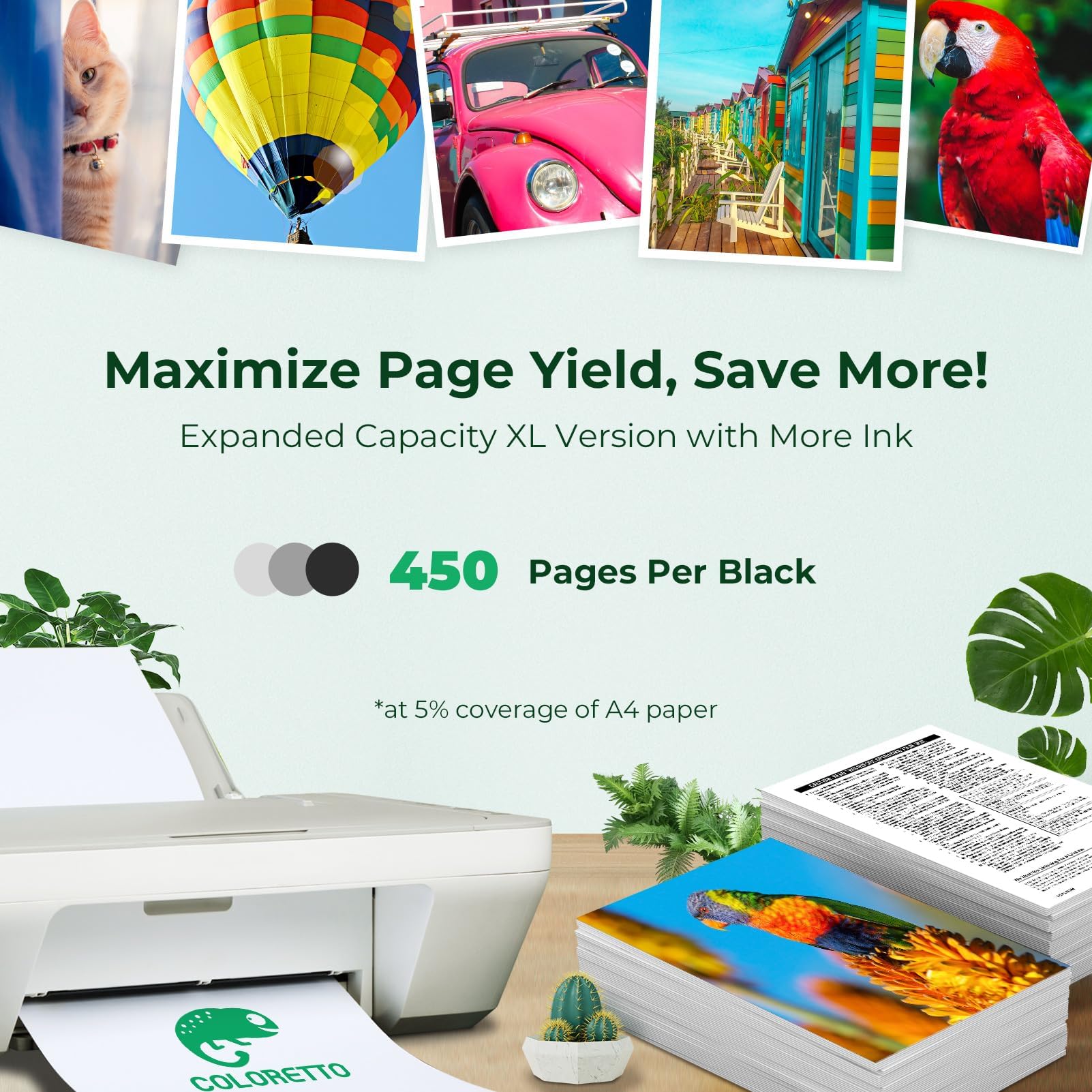 Canon PG-275XL Ink Cartridge - High Yield Replacement for PIXMA Printers - Home & Office Use