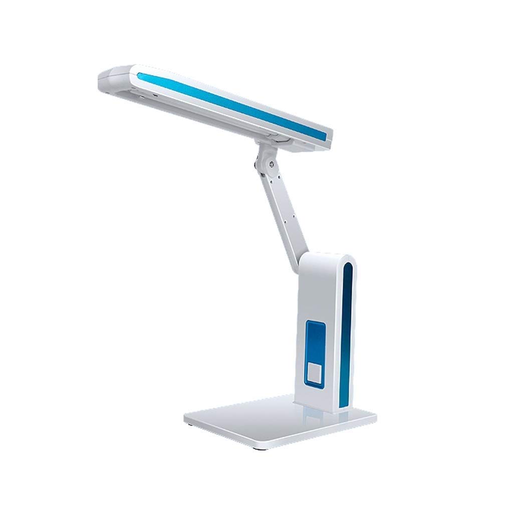Adjustable Desk Lamp with Flexible Arm - 5000K Eye Protection Study Lamp for Kids & Students - Perfect for Reading, Bedroom, and Nightstand Lighting (White)