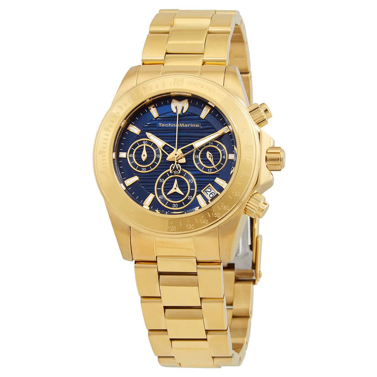 TechnoMarine Women's Manta Ray Quartz Watch - Gold Stainless Steel Strap, 20mm Case (Model TM-219015) | Elegant Dress Watch for Office, Party & Everyday Wear