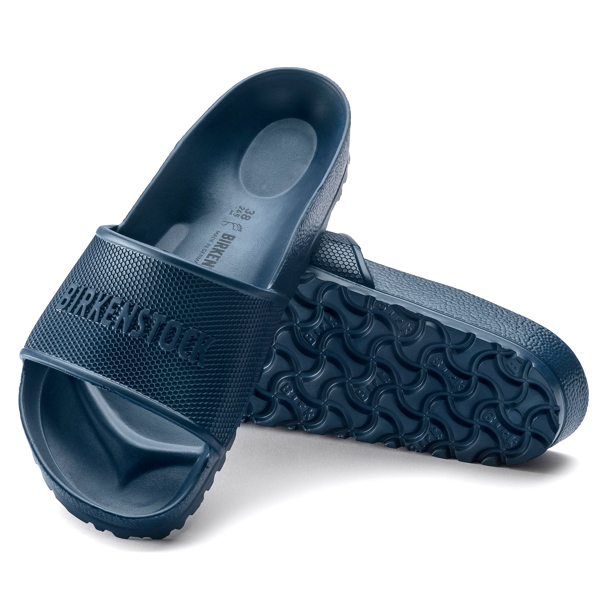 Birkenstock Barbados Eva Sandal for Women - Comfortable Navy Blue Slip-On Sandals | Perfect for Beach, Pool & Summer Vacations