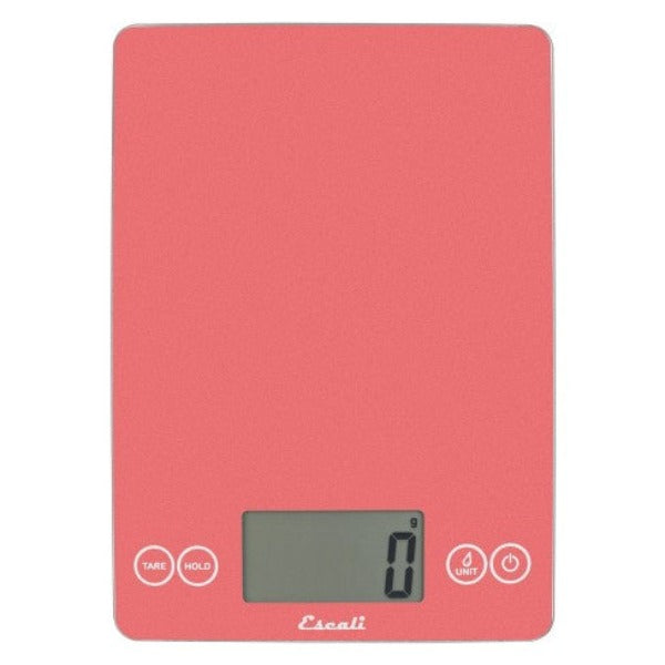 Escali Arti Glass Digital Kitchen Scale - Precise Food Weighing for Baking, Cooking & Meal Prep | Elegant Glass Design for Modern Kitchens
