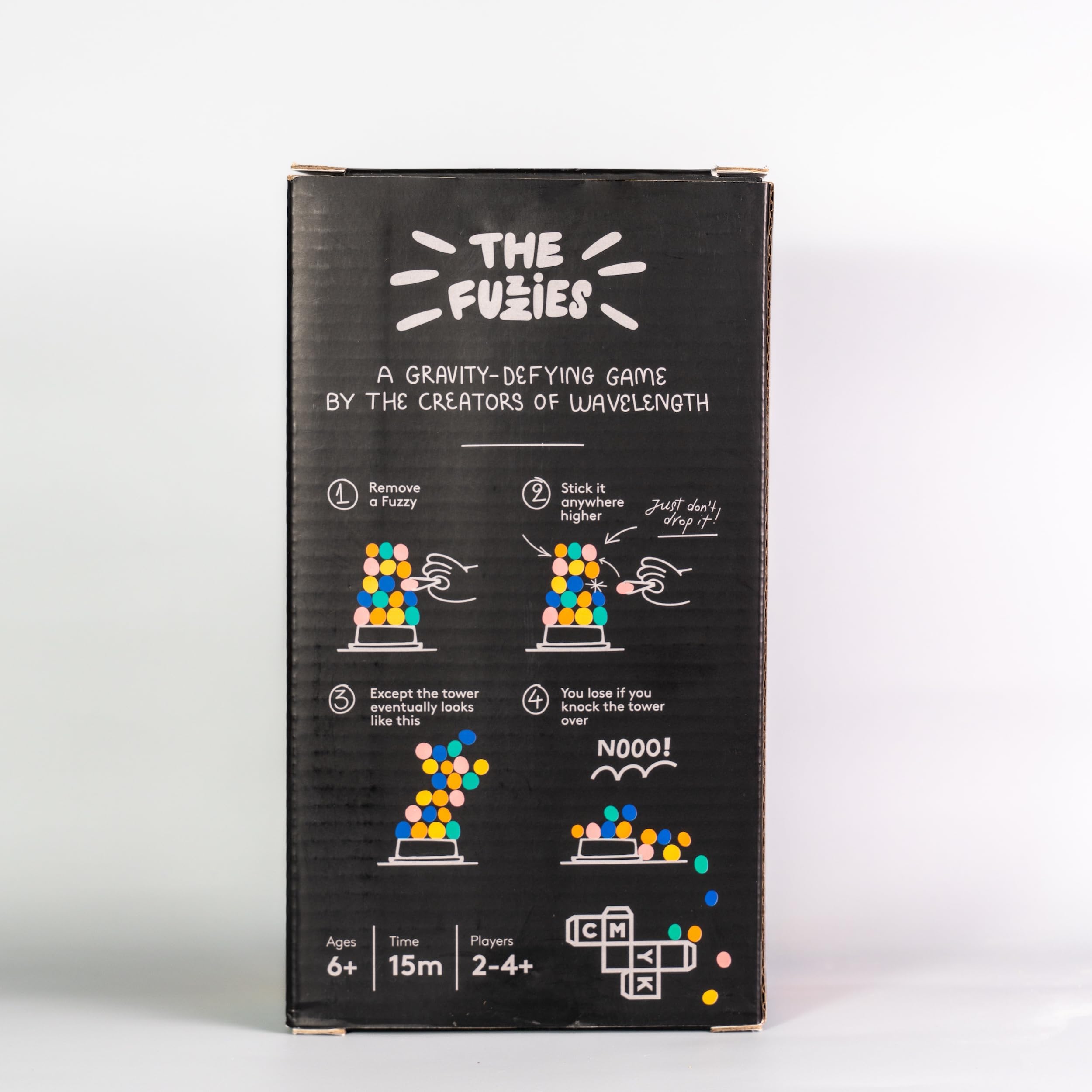 CMYK The Fuzzies - Gravity Defying Squishy Stacking Game for Kids & Adults | Fun Family Board Game for Parties, Classrooms & Stress Relief