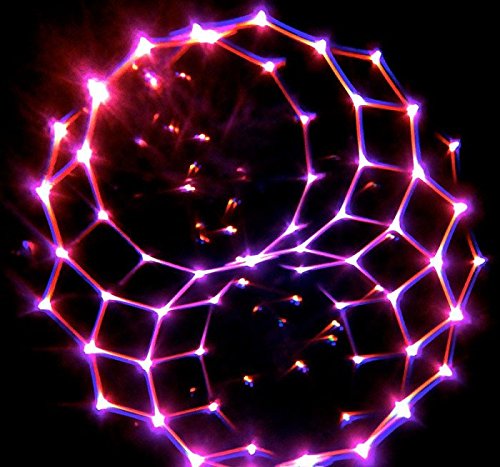 GloFX Transparent Blue Kaleidoscope Glasses - Rainbow Prism Diffraction Lenses for Rave Parties, Music Festivals & Trippy Visual Effects - Fun Light Refraction Eyewear for Concerts, EDM Events & Psychedelic Experiences