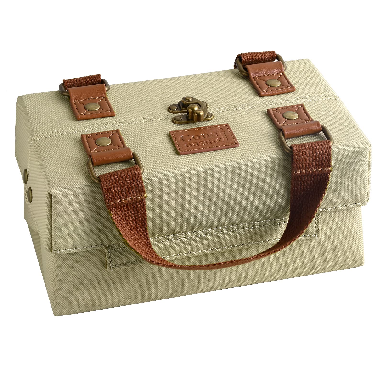 Magic Magnetic Makeup Bag Transforms Into Tray - Small Cosmetic Organizer for Women & Girls, Perfect Travel & Birthday Gift (Sage Green) | Great for Travel, Home Vanity & On-the-Go Touchups