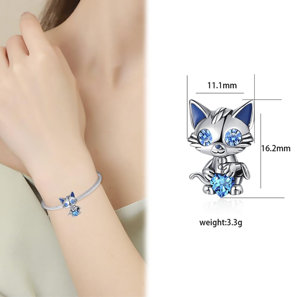 925 Sterling Silver Astronaut Animal Charms for Bracelets & Necklaces - Celestial Sun Moon Star Jewelry Gift for Women - Perfect for Everyday Wear, Birthday Gifts & Space-Themed Fashion