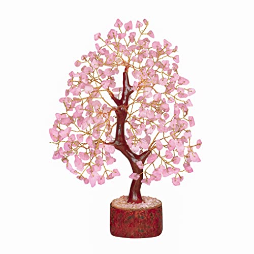 Rose Quartz Golden Wire