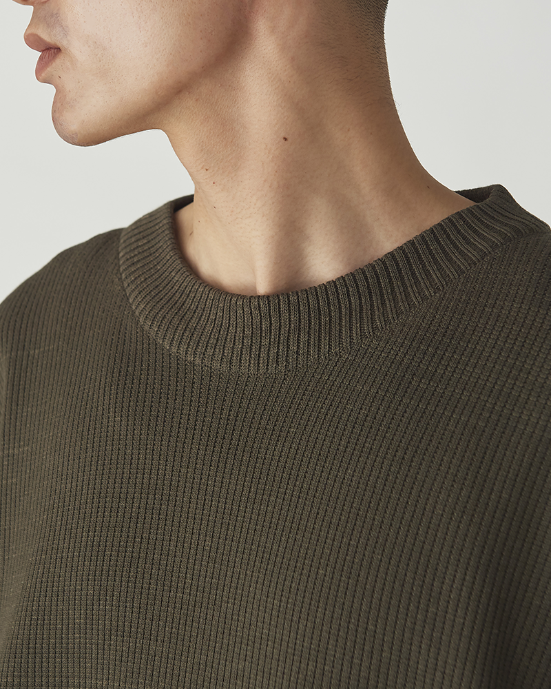 Co/Ny/Pe Knit Crew Neck Sweater - Soft & Comfortable Cotton Nylon Polyester Blend Pullover for Men & Women - Perfect for Casual Wear, Layering & Cold Weather