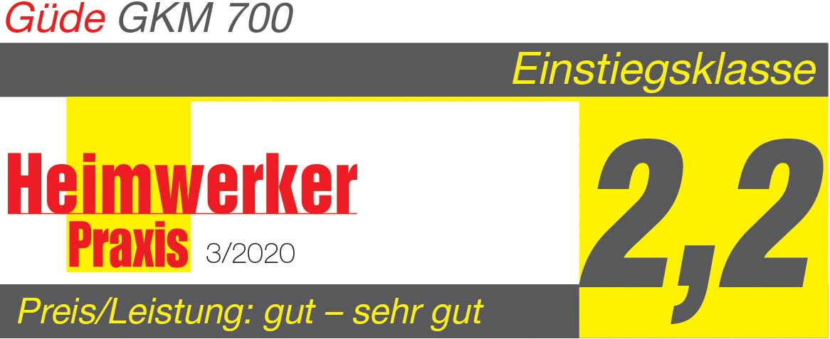Güde GKM 700 Manual Broom Sweeper - 700mm Sweeping Width, 14L Waste Container, 2000 m2/Hour Surface Output - Ideal for Driveways, Warehouses & Outdoor Cleaning