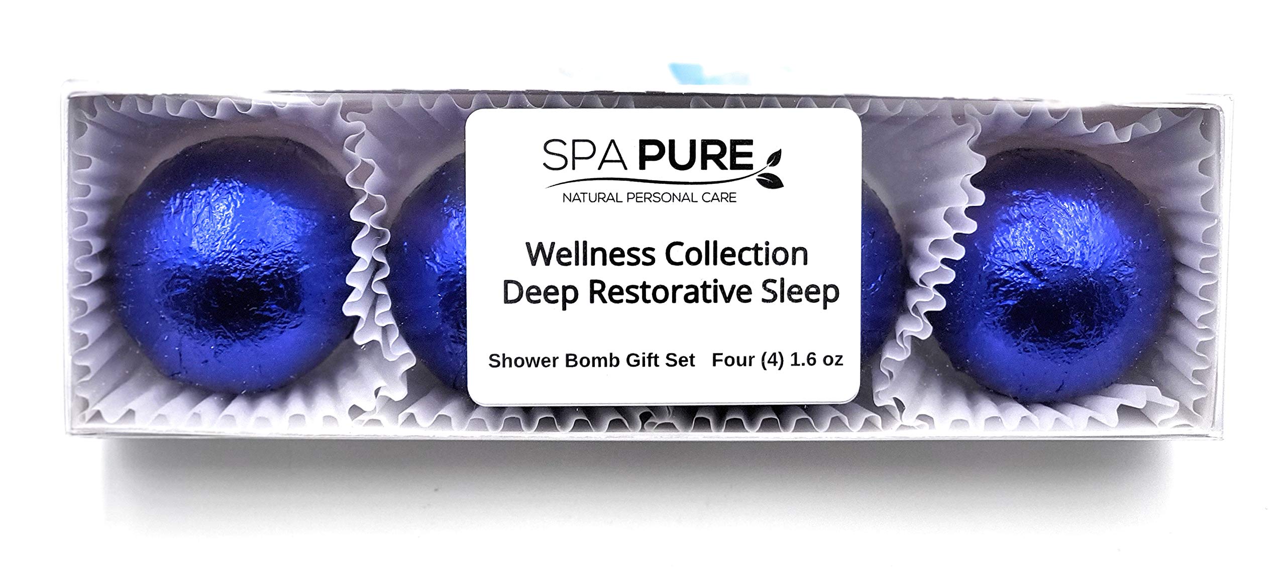 Deep Relaxing Aromatherapy Shower Steamers with Essential Oils - 4 Pack Lavender Scented Bath Melts for Stress Relief & Better Sleep - Perfect for Home Spa, Self Care & Relaxation Gifts - Unisex Shower Bombs for Adults