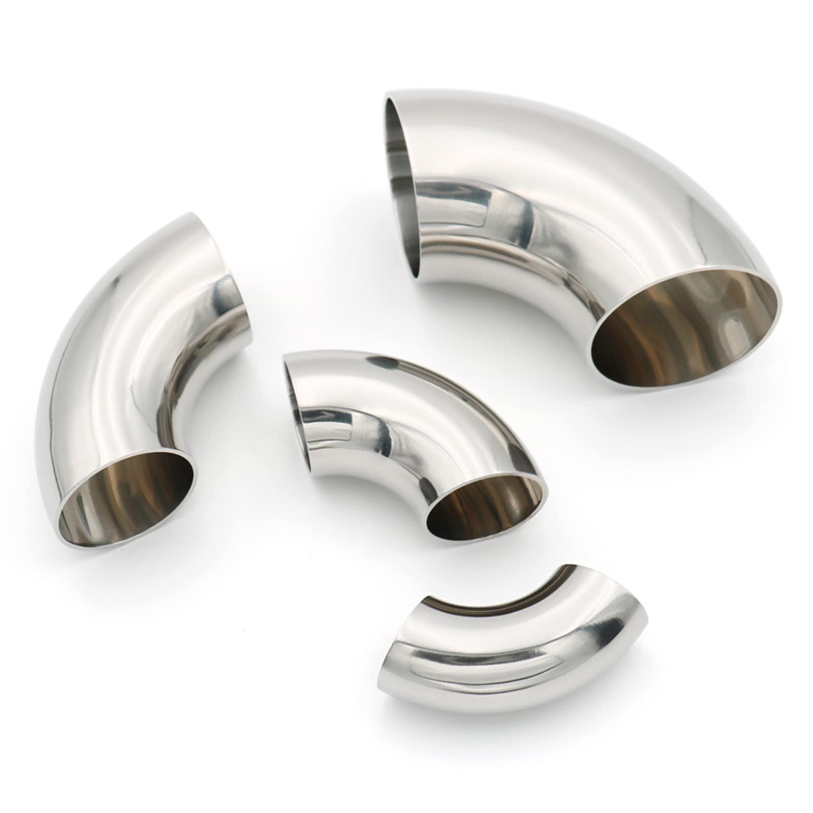 2.5 Inch 90 Degree Stainless Steel Exhaust Pipe Elbow - 2.5