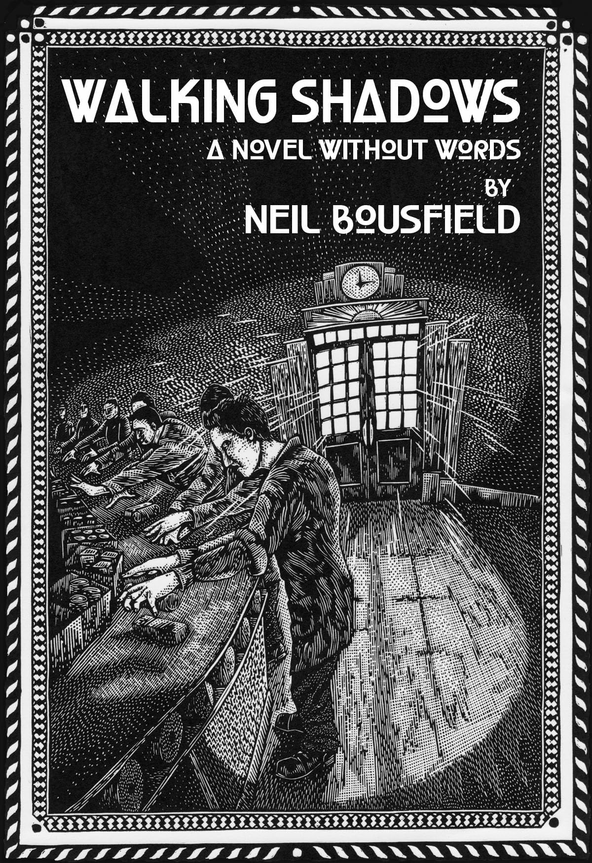 Walking Shadows: A Wordless Graphic Novel - Perfect for Silent Storytelling, Art Lovers & Unique Gifts