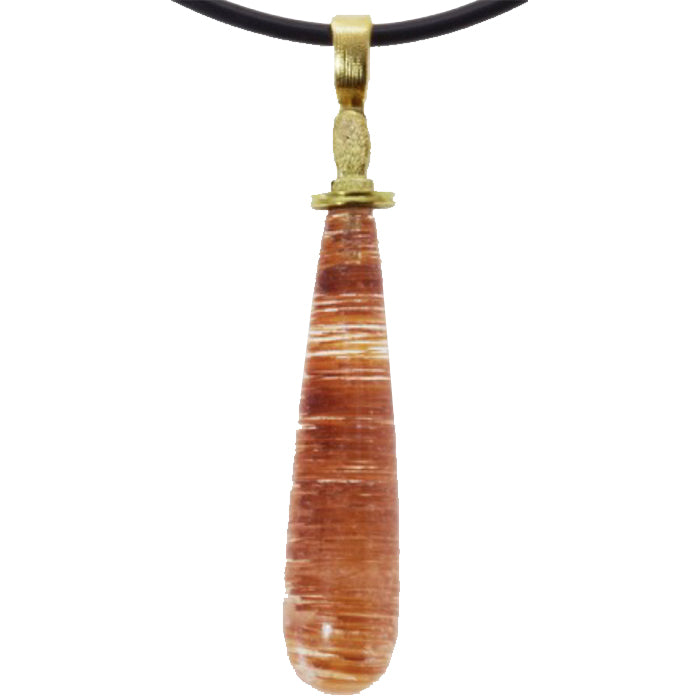 Alex Sepkus Sticks and Stones Pendant Bail Necklace - 18K Gold Plated, Adjustable Chain, Handcrafted Jewelry for Women | Perfect for Everyday Wear, Gifts & Special Occasions