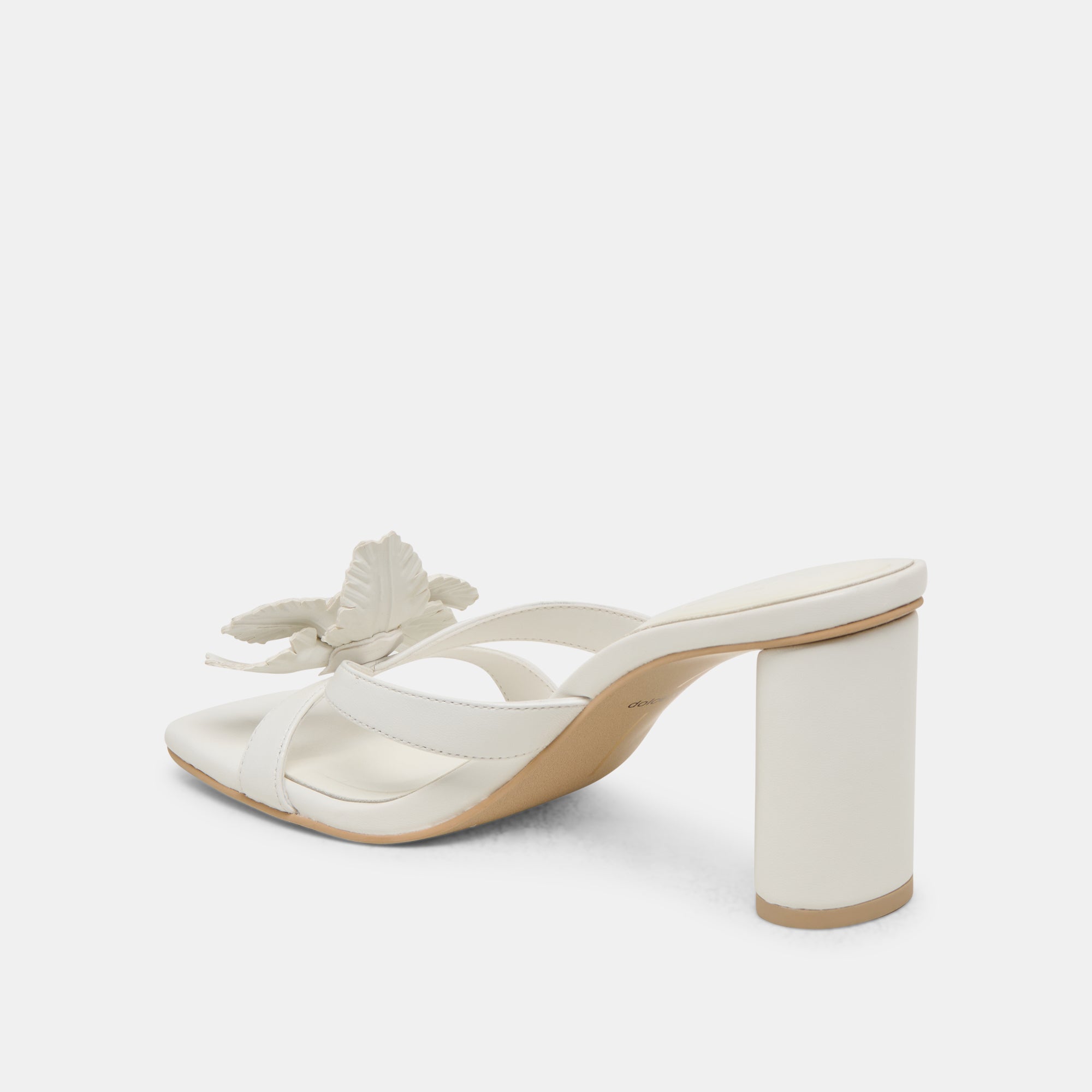 NIKIL Women's White Leather High Heels - Elegant Dress Shoes for Parties, Weddings & Formal Events