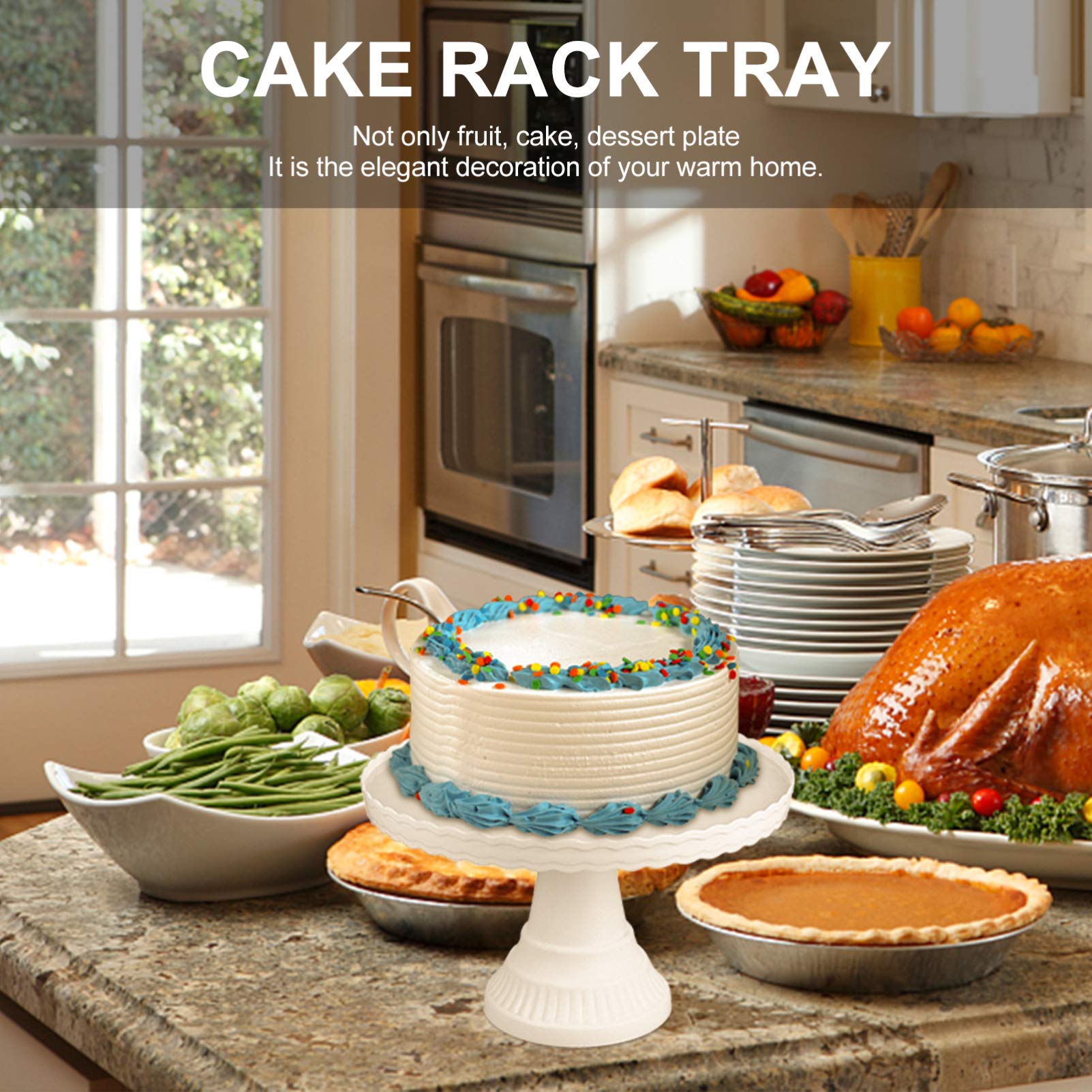 Elegant 3-Tier Cake Stand for Dessert Display - Perfect for Birthday Parties, Weddings, Baby Showers & Special Events | Sturdy Serving Plate & Food Holder for Stylish Entertaining